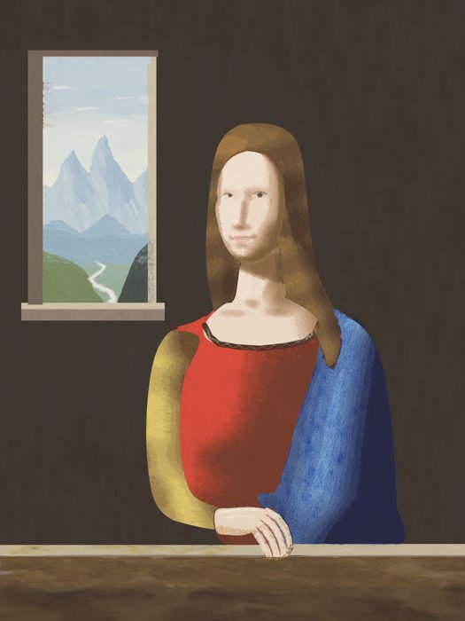 Lady at a Window, with a Garnet