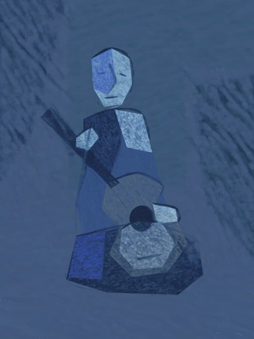 The Blue Guitarist